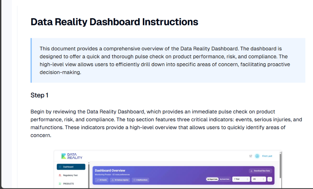 Dashboard Overview